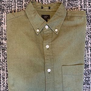 J.Crew oxford button down in olive